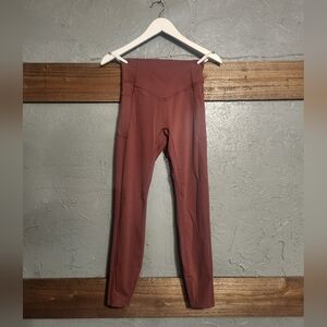 HALARA Women's Size XS UltraSculpt High-Waisted 7/8 Mauve Leggings